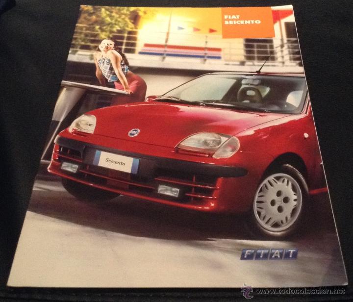 Coches y Motocicletas: Folleto catalogo publicidad original fiat seicento de 2001