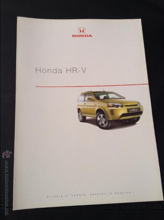 Coches y Motocicletas: Folleto catalogo publicidad original honda hr-v de 2000