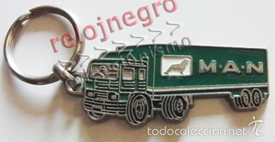 Automobili e Motociclette: LLAVERO M&middot;A&middot;N - PUBLICIDAD EMPRESA DE CAMIONES AUTOBUSES - LOGOTIPO LOGO CAMI&Oacute;N VERDE TRANSPORTE MAN