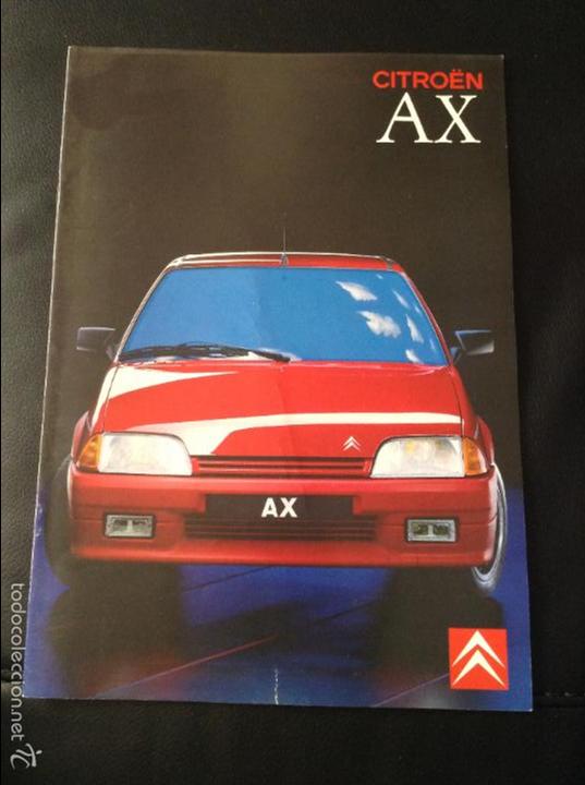 Coches y Motocicletas: Folleto catalogo publicidad original citroen ax de 1989 citro&euml;n