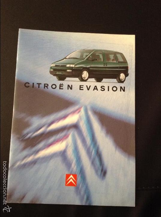 Coches y Motocicletas: Folleto catalogo publicidad original citroen evasion de 1997 citro&euml;n