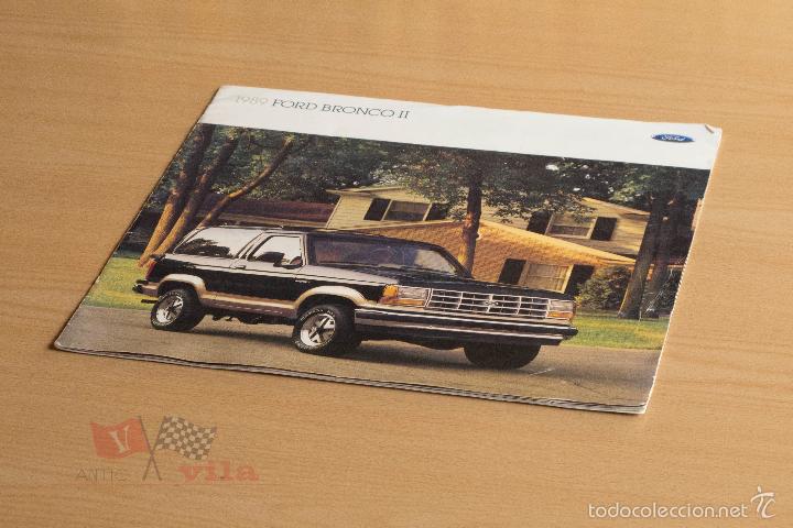 Autos und Motorr&auml;der: Catalogo Ford Bronco II - 1989