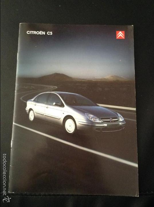 Coches y Motocicletas: Folleto catalogo publicidad original citroen c5 de 2002 citro&euml;n