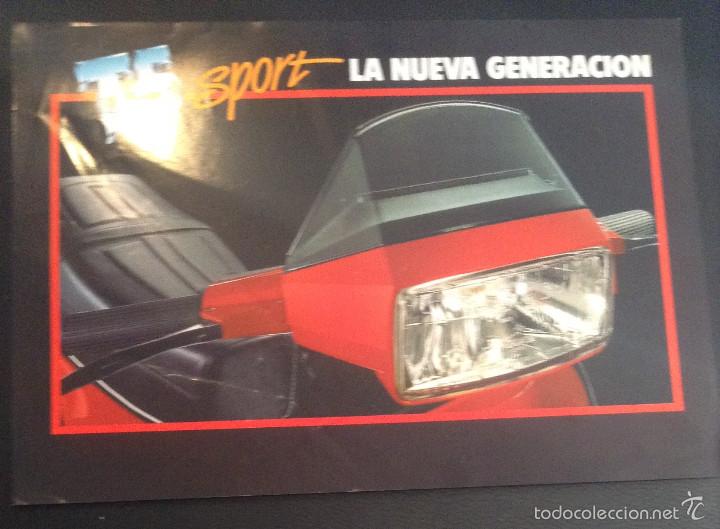 Coches y Motocicletas: Folleto catalogo publicidad original vespa t5 sport de 1988