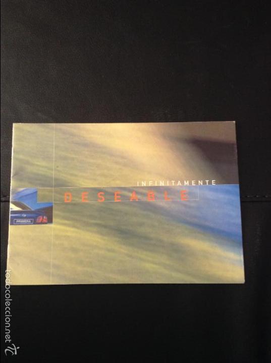 Coches y Motocicletas: Folleto catalogo publicidad original nissan primera de 1999