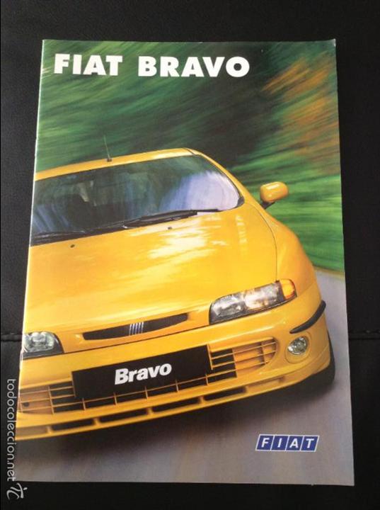 Coches y Motocicletas: Folleto catalogo publicidad original fiat bravo de 1998