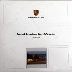 Coches y Motocicletas: CD - DVD - DOSSIER DE PRENSA ORIGINAL PORSCHE 911 CARRERA.. Lote 55906618