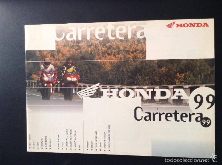 Coches y Motocicletas: Folleto catalogo publicidad original honda carretera 1999 touring custom sport shadow-fireblade ...