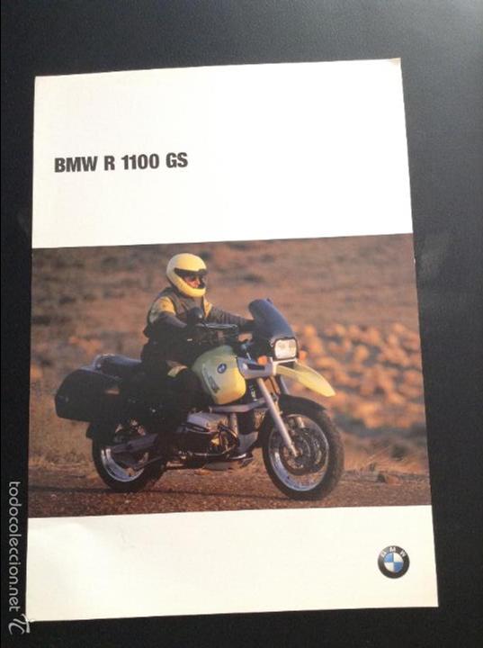 Coches y Motocicletas: Folleto catalogo publicidad original bmw r 1100 gs