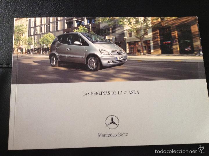 Coches y motocicletas: Folleto catalogo publicidad original mercedes-benz las berlinas de la clase a de 2002