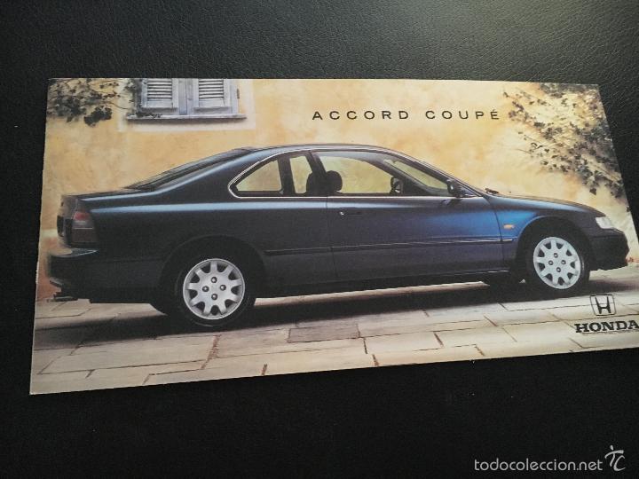 Coches y Motocicletas: Folleto catalogo publicidad original honda accord coup&eacute;