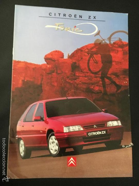 Coches y Motocicletas: Folleto catalogo publicidad original citroen zx tonic de 1996 citro&euml;n