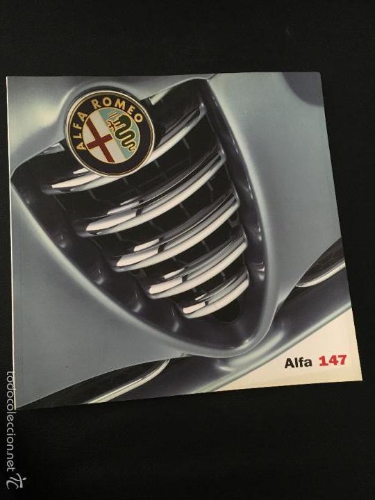 Coches y motocicletas: Folleto catalogo publicidad original alfa 147 de 2000