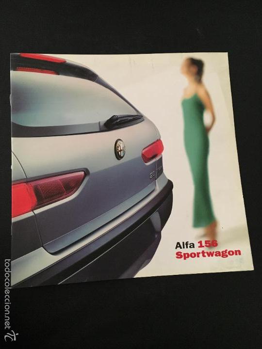 Coches y motocicletas: Folleto catalogo publicidad original alfa 156 sportwagon de 2000