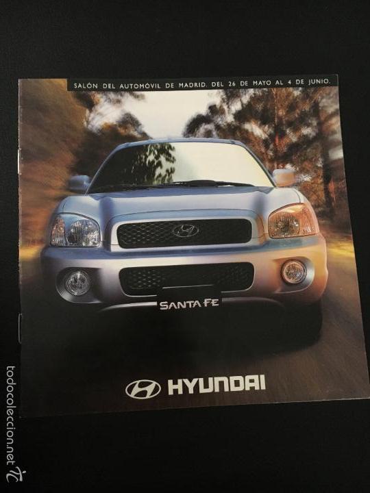 Coches y motocicletas: Folleto catalogo publicidad original hyundai accent-coupe-lantra-sonata-h100-xg-trajet ... de 2000