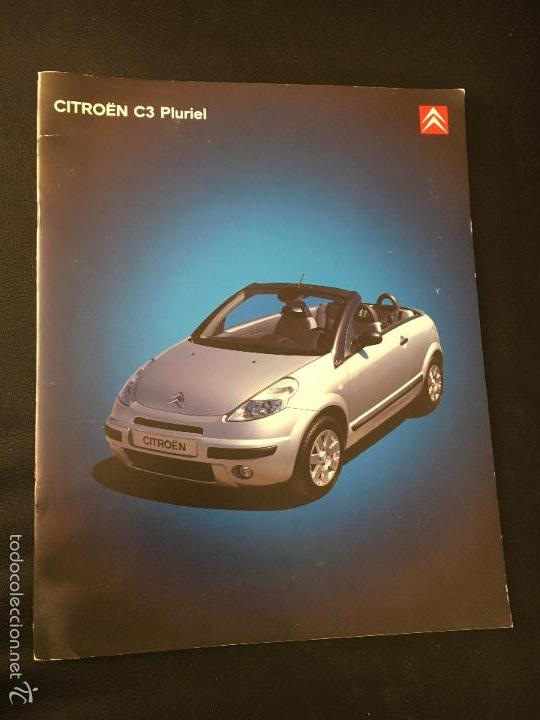 Coches y Motocicletas: Folleto catalogo publicidad original citroen c3 pluriel de 2004 citro&euml;n