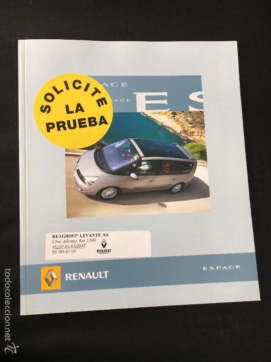 Carros e motociclos: Folleto catalogo publicidad original renault espace de 2006