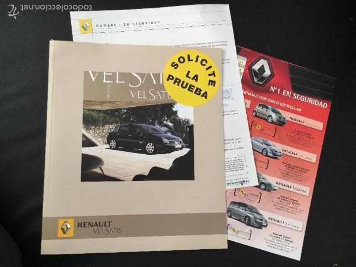 Carros e motociclos: Folleto catalogo publicidad original renault velsatis de 2005 vel satis