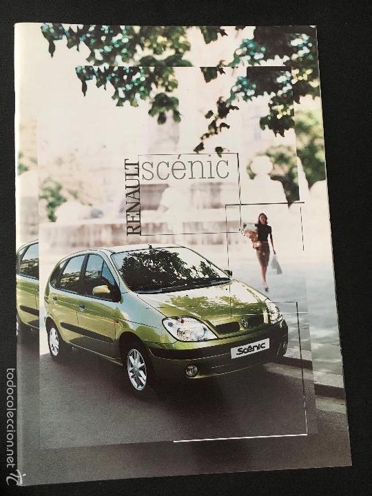 Carros e motociclos: Folleto catalogo publicidad original renault scenic de 1999