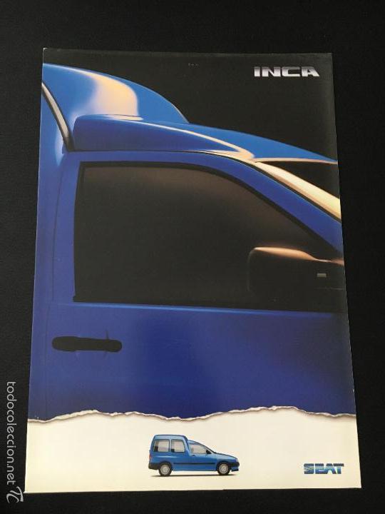 Coches y motocicletas: Folleto catalogo publicidad original seat inca de 1996