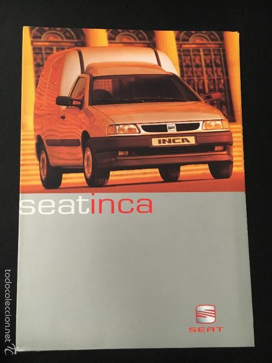 Coches y motocicletas: Folleto catalogo publicidad original seat inca de 1999