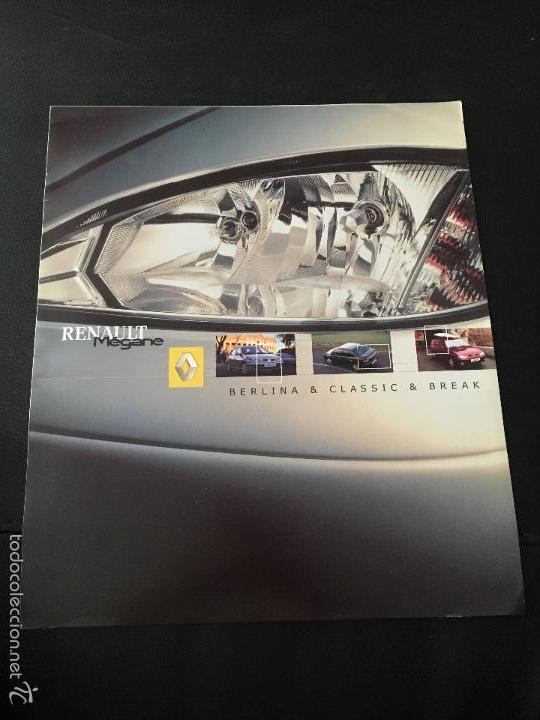 Carros e motociclos: Folleto catalogo publicidad original renault megane berlina-classic-break de 2000