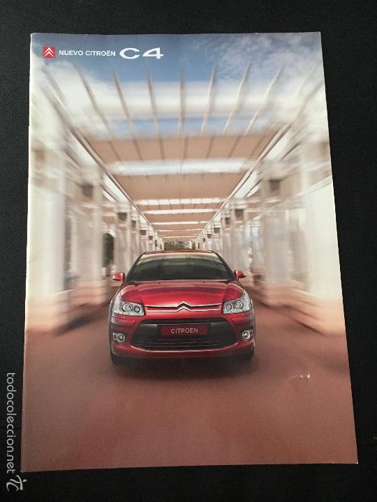 Coches y Motocicletas: Folleto catalogo publicidad original citroen c4 de 2008 citro&euml;n