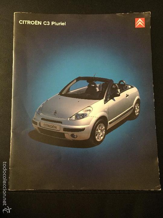 Coches y Motocicletas: Folleto catalogo publicidad original citroen c3 pluriel de 2003 citro&euml;n