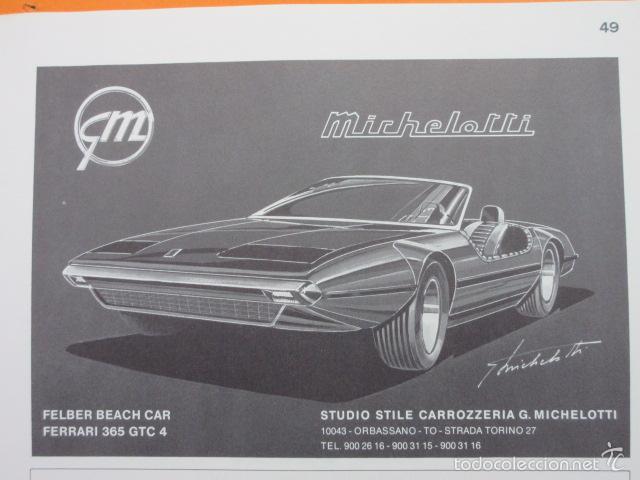 Coches y Motocicletas: PUBLICIDAD 1976 - COLECCION COCHES - FELBER FERRARI 365 GTC 4 G. MICHELOTTI
