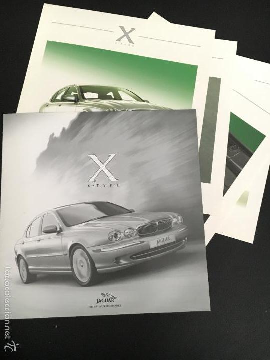Coches y Motocicletas: Folleto catalogo publicidad original jaguar x-type
