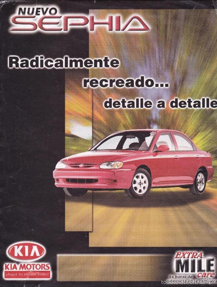 Coches y Motocicletas: CATALOGO FOLLETO KIA SEPHIA