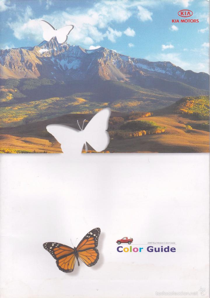 Coches y Motocicletas: CATALOGO KIA MOTORS. GUIA DE COLORES (2000)