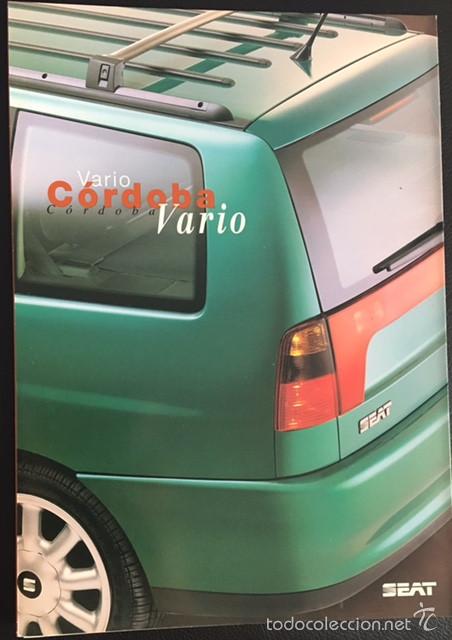Coches y motocicletas: Folleto catalogo publicidad original seat cordoba vario de 1997