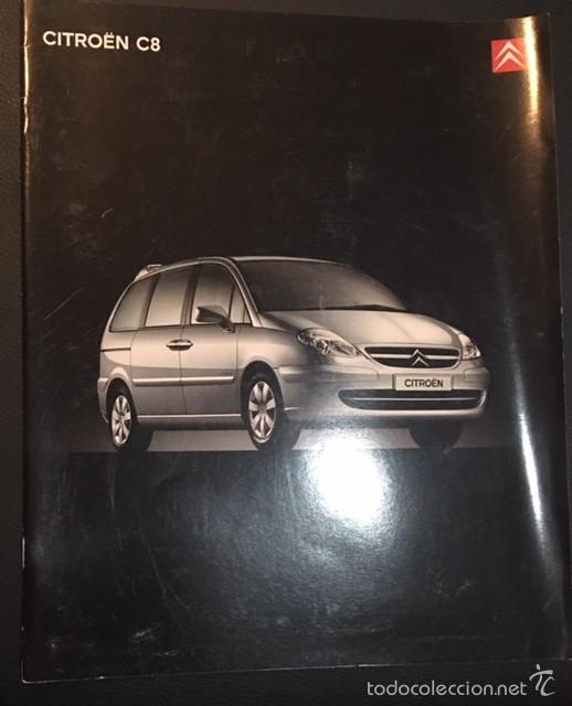 Coches y Motocicletas: Folleto catalogo publicidad original citroen c8 del 2003