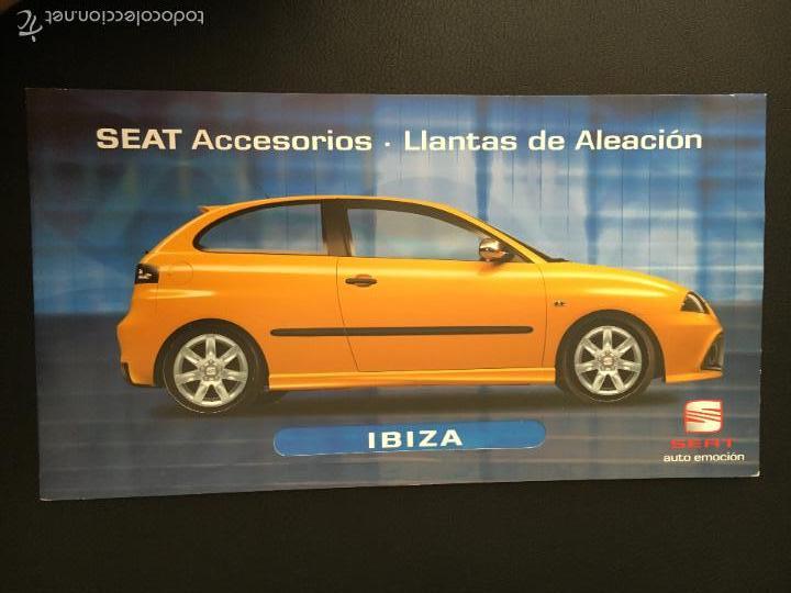 Coches y motocicletas: Folleto catalogo publicidad original seat ibiza accesorios llantas de aleaci&oacute;n de 2008
