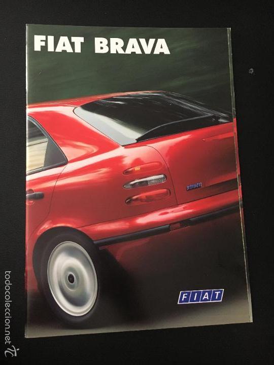 Coches y Motocicletas: Folleto catalogo publicidad original fiat brava de 1997