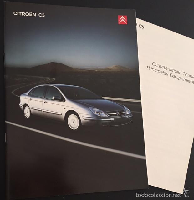 Coches y Motocicletas: Folleto catalogo publicidad original citroen c5 del 2002