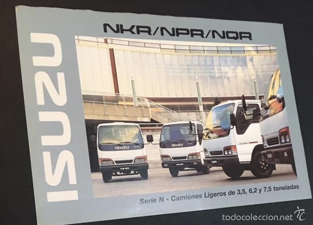Automobili e Motociclette: Folleto catalogo publicidad original isuzu camion ligero serie n nkr npr nqr