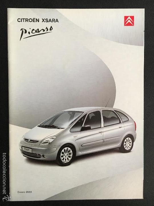 Coches y Motocicletas: Folleto catalogo publicidad original citro&euml;n citroen xsara picasso de 2003