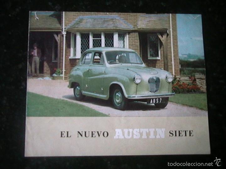 Coches y motocicletas: coche Austin seven tr&iacute;ptico - Foto 1