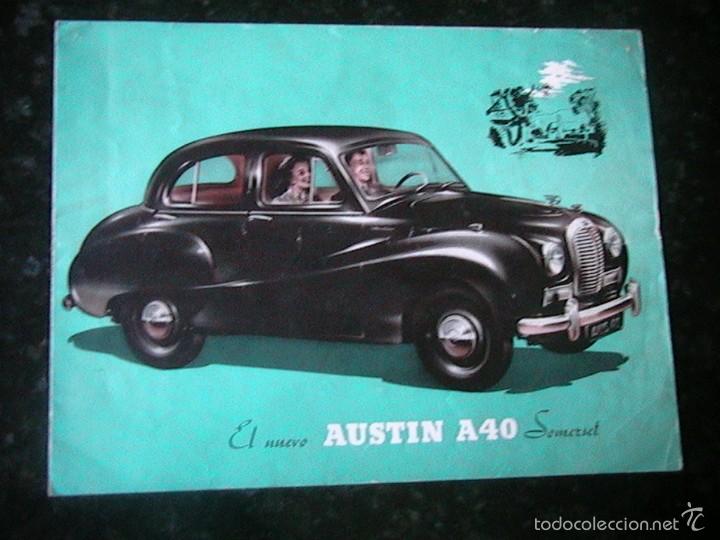 Coches y motocicletas: coche Austin A40 tr&iacute;ptico - Foto 1