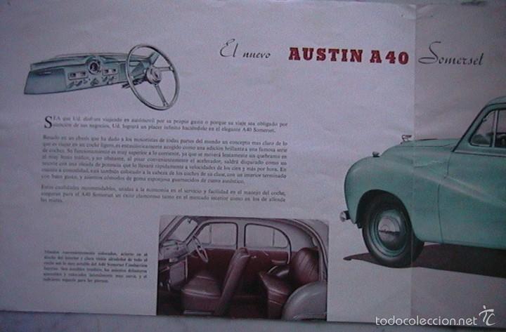 Coches y motocicletas: coche Austin A40 tr&iacute;ptico - Foto 3