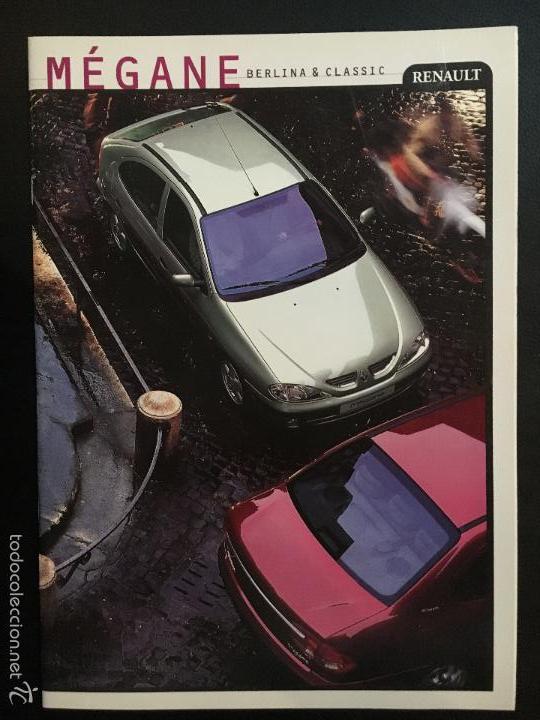 Carros e motociclos: Folleto catalogo publicidad original renault megane berlina y classic de 1999