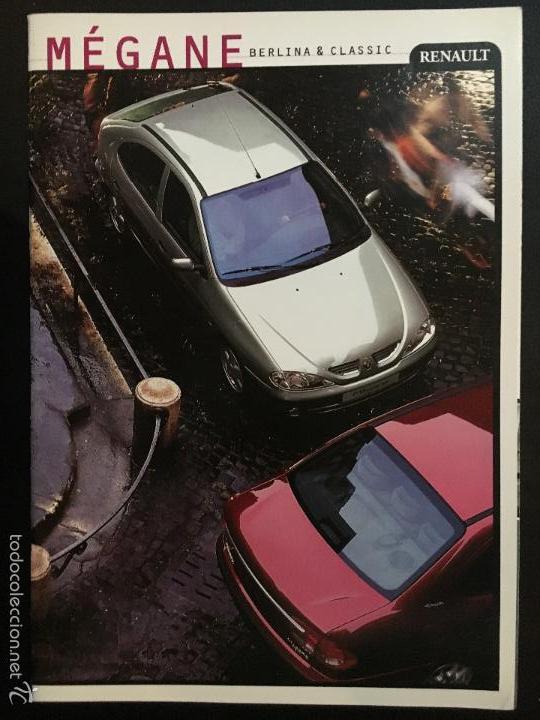 Carros e motociclos: Folleto catalogo publicidad original renault megane berlina y classic de 2000