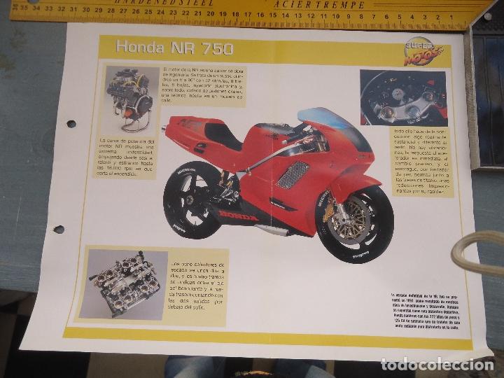 Coches y motocicletas: MOTO MOTOR HONDA NR 750