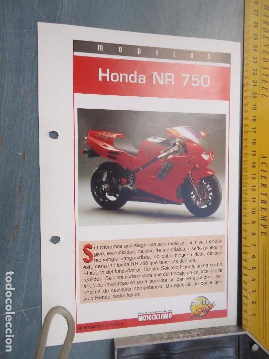 Coches y motocicletas: MOTO MOTOR HONDA NR 750