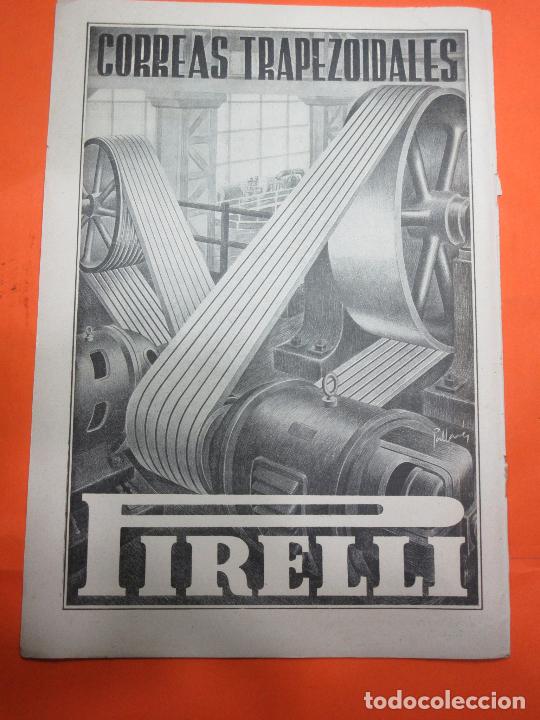 Voitures et Motocyclettes: PUBLICIDAD 1942 - COLECCION COCHES - CORREAS PIRELLI