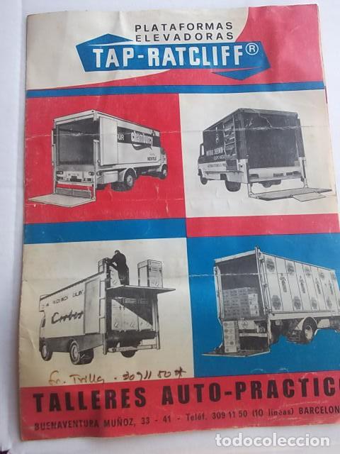 Coches y motocicletas: CATALOGO ANTIGUO DE PLATAFORMAS PARA CAMIONES PEGASO EBRO ETC DE LOS A&Ntilde;OS 60-70