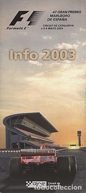 Automobili e Motociclette: F1 GP CATALUNYA  2003