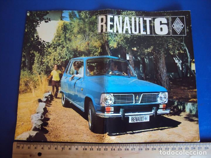 Automobili e Motociclette: (CAT-161110)CATALOGO RENAULT 6,CASTELLANO,DESPEGABLE,6 PAGINAS MAS PORTADAS